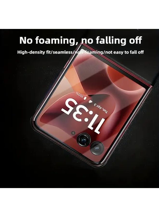 Motorola Razr 60 Ultra 180 Degree Foldable Anti Peeping Hydrogel Screen Protector 2 Pack - Image 5